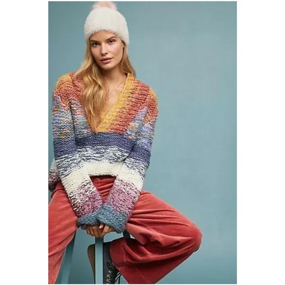 Sleeping On Snow Anthropologie Alpine Sweater NWT - Picture 3 of 8